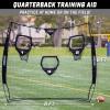 GoSports Football Throwing Net – 8 x 8 ft or 6 x 6 ft Nets – Choose Black or Red(8 x 8 ft Black)