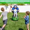 GoSports Football Toss Game for Kids – 4 ft Inflatable Receiver Touchdown Toss Game