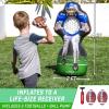 GoSports Football Toss Game for Kids – 4 ft Inflatable Receiver Touchdown Toss Game
