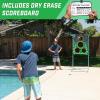 GoSports Football & Baseball Toss Games Available in Football Red Zone Challenge or Baseball Pro Pitch Challenge Choose Between Backyard Toss or Door Hang Targets(Football Toss)