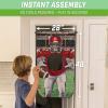 GoSports Football & Baseball Toss Games Available in Football Red Zone Challenge or Baseball Pro Pitch Challenge Choose Between Backyard Toss or Door Hang Targets(Door Hang Football Toss)