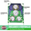 GoSports Football & Baseball Toss Games Available in Football Red Zone Challenge or Baseball Pro Pitch Challenge Choose Between Backyard Toss or Door Hang Targets(Football Toss)