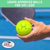 GoSports GS 40 Pickleball Balls – 4, 12, or 36 Pack of Regulation USAPA Pickleballs(36 Pack – Neon Green)