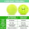 GoSports GS 40 Q-Foam Pickleballs – Quiet Foam Balls for Indoor or Outdoor Practice – 3 Pack