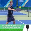 GoSports GS1 Pickleball Paddles – Single, 2 Pack, or 4 Pack – USAPA Approved Fiberglass Pickleball Paddles(Single)