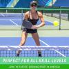 GoSports GS1 Pickleball Paddles – Single, 2 Pack, or 4 Pack – USAPA Approved Fiberglass Pickleball Paddles(Single)