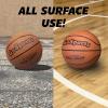 GoSports Indoor/Outdoor Rubber Basketballs – Six Pack of Size 6 or Size 7 Balls with Pump & Carrying Bag(Size 6 – 6 Pack)