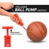 GoSports Indoor/Outdoor Rubber Basketballs – Six Pack of Size 6 or Size 7 Balls with Pump & Carrying Bag(Size 7 – 6 Pack)