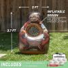 GoSports Inflataman Baseball Toss Challenge – Inflatable Catcher Strike Zone Pitching Game