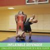 GoSports Inflataman Basketball Defender Training Aid – Weighted Defensive Dummy for Shooting, Dribbling and Driving Drills