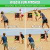 GoSports LotBall Backyard Baseball Bat and Ball Set – Plastic Baseball Game for Kids