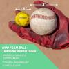 GoSports Mini Foam Baseballs – 20 or 50 Pack for Pitching Machines and Batting Accuracy Training(Yellow)