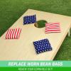 GoSports Official Regulation Cornhole Bean Bags Set of 8 – for Competitive Cornhole Games – All Weather – American Stars and Stripes or Red and Blue(American Stars and Stripes)