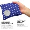 GoSports Official Regulation Cornhole Bean Bags Set of 8 – for Competitive Cornhole Games – All Weather – American Stars and Stripes or Red and Blue(American Stars and Stripes)