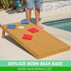 GoSports Official Regulation Cornhole Bean Bags Set of 8 – for Competitive Cornhole Games – All Weather – American Stars and Stripes or Red and Blue(Red and Blue)