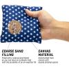 GoSports Official Regulation Cornhole Bean Bags Set of 8 – for Fun Casual Cornhole Games – All Weather – American Stars and Stripes or Red and Blue(Classic American Stars and Stripes)