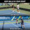 GoSports Pickleball Ball Barrier 3 Pack – Choose Brandable or Pre-Branded – Court Dividers for Pickleball Courts(Black)
