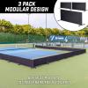 GoSports Pickleball Ball Barrier 3 Pack – Choose Brandable or Pre-Branded – Court Dividers for Pickleball Courts(Black)