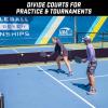 GoSports Pickleball Ball Barrier 3 Pack – Choose Brandable or Pre-Branded – Court Dividers for Pickleball Courts(Black)