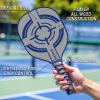 GoSports Pickleball Sets – Classic, Retro, Steel Blue, or Yellow – Includes 4 Paddles, 4 Regulation Pickleballs and Carry Case(Steel Blue)