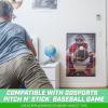 GoSports Pitch N’ Stick Kids Baseball Pitching Game – Choose Between Wall Poster Game Set or 4 Replacement Sticky Ball Baseballs(Without Target)