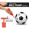 GoSports Playground Soccer Ball 6 Pack – Indestructible Rubber Construction for Play on Any Surface, Includes Ball Pump & Carry Bag(Six Pack of Size 5 Balls (Pack of 24))