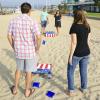 GoSports Portable Cornhole Game Sets – Premium Outdoor Lawn or Beach Toss Game for Kids and Adults(America)