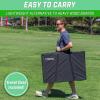 GoSports Portable Cornhole Sets, 8 Styles – Choose 4 x 2 ft or 3 x 2 ft – Boards Include 8 Bean Bags, Travel Case, and Game Rules(3 x 2 ft Barnwood)