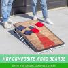 GoSports Portable Cornhole Sets, 8 Styles – Choose 4 x 2 ft or 3 x 2 ft – Boards Include 8 Bean Bags, Travel Case, and Game Rules(3 x 2 ft Rustic)