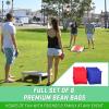 GoSports Portable Cornhole Sets, 8 Styles – Choose 4 x 2 ft or 3 x 2 ft – Boards Include 8 Bean Bags, Travel Case, and Game Rules(3 x 2 ft Wood Design)