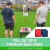 GoSports Portable Cornhole Sets, 8 Styles – Choose 4 x 2 ft or 3 x 2 ft – Boards Include 8 Bean Bags, Travel Case, and Game Rules(4 x 2 ft Barnwood)