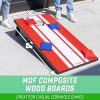 GoSports Portable Cornhole Sets, 8 Styles – Choose 4 x 2 ft or 3 x 2 ft – Boards Include 8 Bean Bags, Travel Case, and Game Rules(4 x 2 ft Classic)