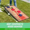 GoSports Portable Cornhole Sets, 8 Styles – Choose 4 x 2 ft or 3 x 2 ft – Boards Include 8 Bean Bags, Travel Case, and Game Rules(4 x 2 ft Rustic)