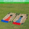 GoSports Portable PVC Framed Cornhole Toss Game Set with 8 Bean Bags and Travel Carrying Case – Choose Your Style