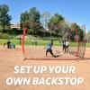 GoSports Portable Sports Barrier Net – 12 ft x 9 ft or 20 ft x 10 ft – Great for Any Sport – Includes Carry Bag(12 ft x 9 ft)