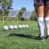 GoSports Premier Soccer Balls – Single or 6 Pack – Sizes 3, 4, 5, with Ball Pump(6 Pack – Size 4)