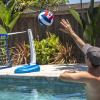 GoSports Pro Neoprene Pool Volleyball 2 Pack, Waterproof Volleyballs with Ball Pump