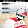 GoSports Pro Series Outdoor Beach Volleyball – Regulation Size & Weight with Bonus Air Pump – Choose Single Ball or Six Pack(Six Pack)
