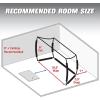 GoSports Range Cage 10 x 8 ft Golf Practice Hitting Net – Choose Between Printed Graphics Impact Screen, Blank Simulator Screen, or Classic Net(Classic Net)