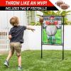 GoSports Red Zone Challenge Football Toss Game for Kids – Football Throwing Target with 2 Inflatable Footballs