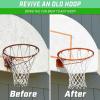 GoSports Regulation 18″ Steel Basketball Rim – Choose from Fixed or Breakaway – Use for Replacement or Garage Mount(Fixed)