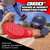GoSports Sliding Mitts for Baseball & Softball – Youth and Adult Sizes – Right & Left Hand Protective Base Running Gloves(Youth – Red)