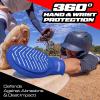 GoSports Sliding Mitts for Baseball & Softball – Youth and Adult Sizes – Right & Left Hand Protective Base Running Gloves(Youth – Royal)