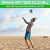 GoSports Soft Touch Recreational Volleyballs – Single or 6 Pack – Regulation Size for Indoor or Outdoor Play – Includes Ball Pump(Single Ball)
