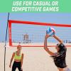 GoSports Soft Touch Recreational Volleyballs – Single or 6 Pack – Regulation Size for Indoor or Outdoor Play – Includes Ball Pump(Single Ball)