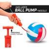 GoSports Soft Touch Recreational Volleyballs – Single or 6 Pack – Regulation Size for Indoor or Outdoor Play – Includes Ball Pump(Single Ball)