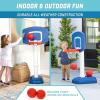 GoSports Tot Shot Toddler Basketball Set – Kids Indoor & Outdoor Toy Hoop with Adjustable Height