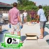 GoSports Tournament Edition Regulation Cornhole Game Set – 4 ft x 2 ft Wood Boards with 8 Dual Sided (Slide and Stop) Bean Bags(Classic Tournament Edition)