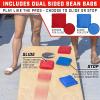 GoSports Tournament Edition Regulation Cornhole Game Set – 4 ft x 2 ft Wood Boards with 8 Dual Sided (Slide and Stop) Bean Bags(Classic Tournament Edition)