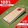 GoSports Tournament Edition Regulation Cornhole Game Set – 4 ft x 2 ft Wood Boards with 8 Dual Sided (Slide and Stop) Bean Bags(PRO Tournament Edition)